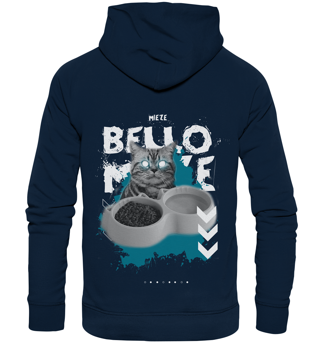 Bello & Mieze - Hungry Cat - Organic Fashion Hoodie