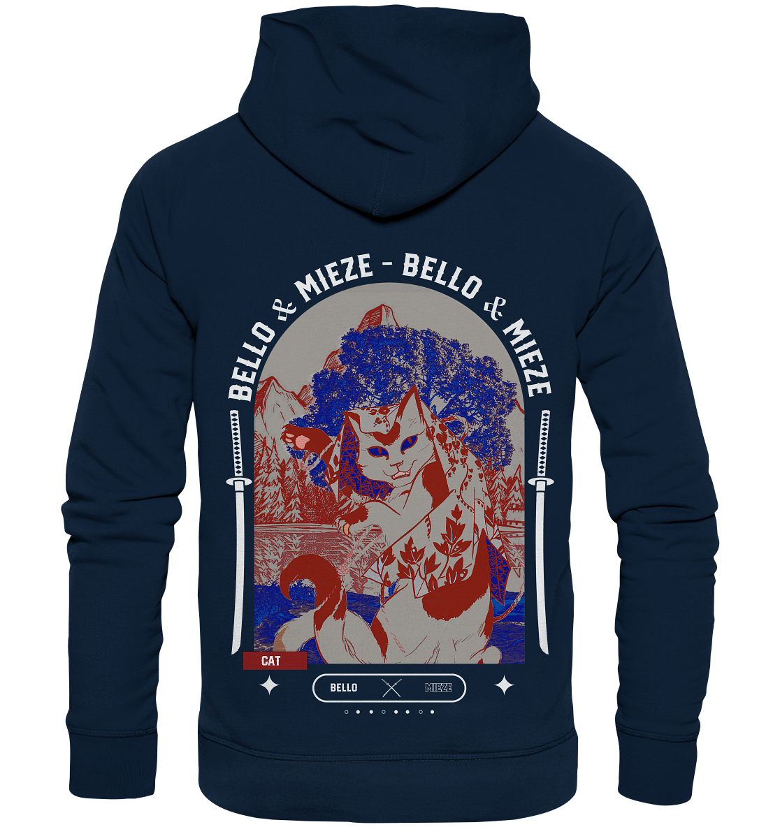 Bello & Mieze - Asia Cat - Organic Fashion Hoodie