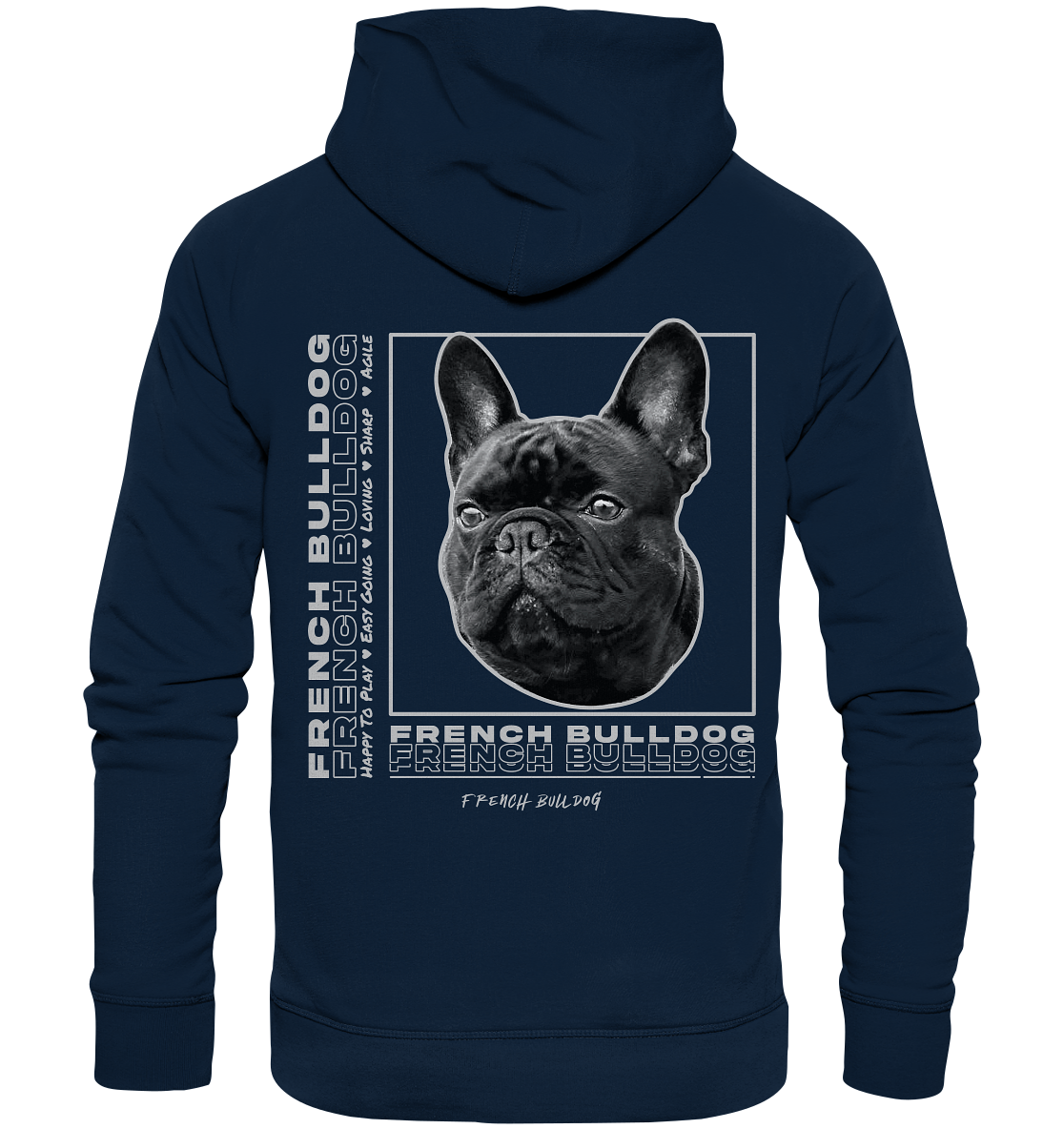 Bello & Mieze - French Bulldog - Organic Fashion Hoodie