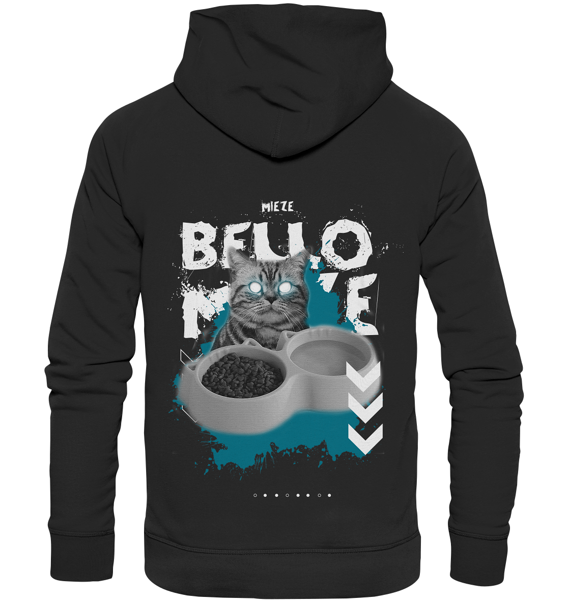 Bello & Mieze - Hungry Cat - Organic Fashion Hoodie