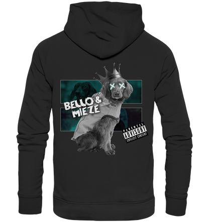 Bello & Mieze - König Hund - Organic Fashion Hoodie