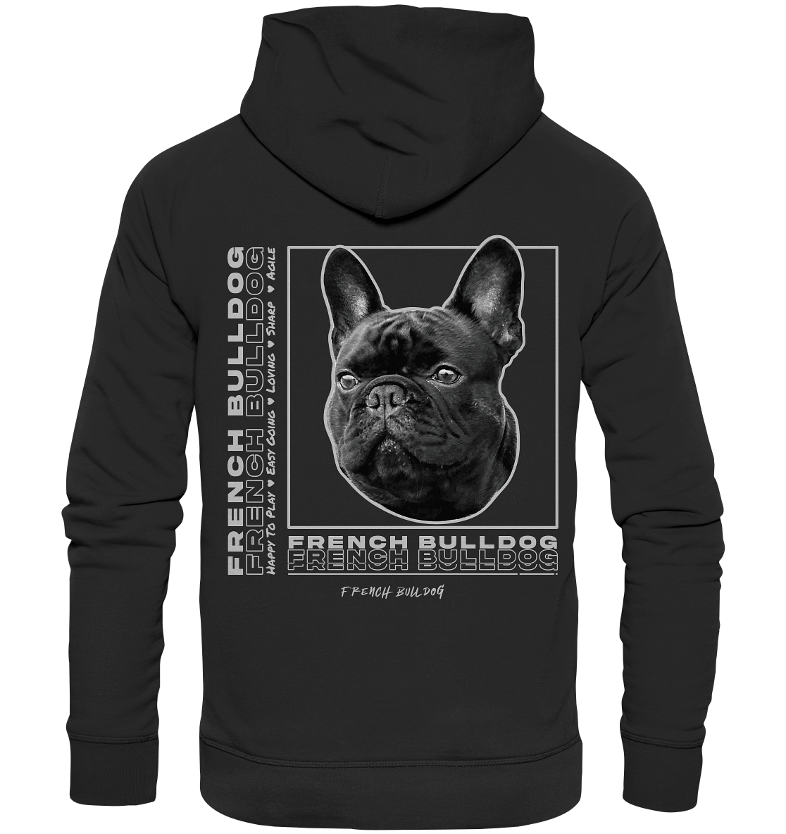 Bello & Mieze - French Bulldog - Organic Fashion Hoodie