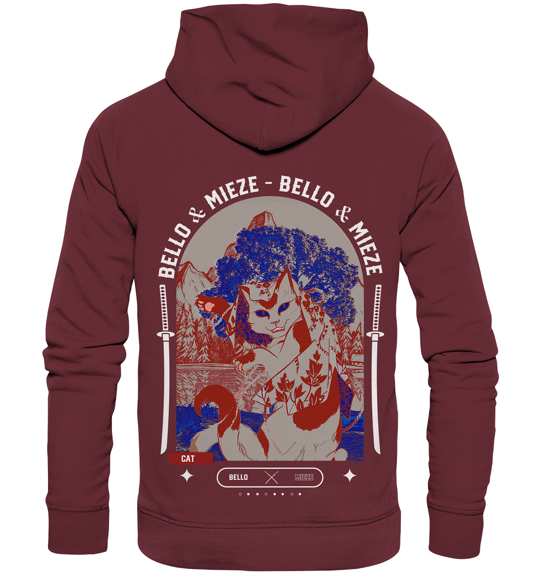 Bello & Mieze - Asia Cat - Organic Fashion Hoodie