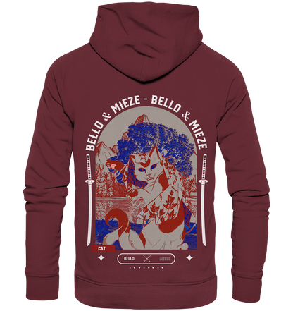 Bello & Mieze - Asia Cat - Organic Fashion Hoodie