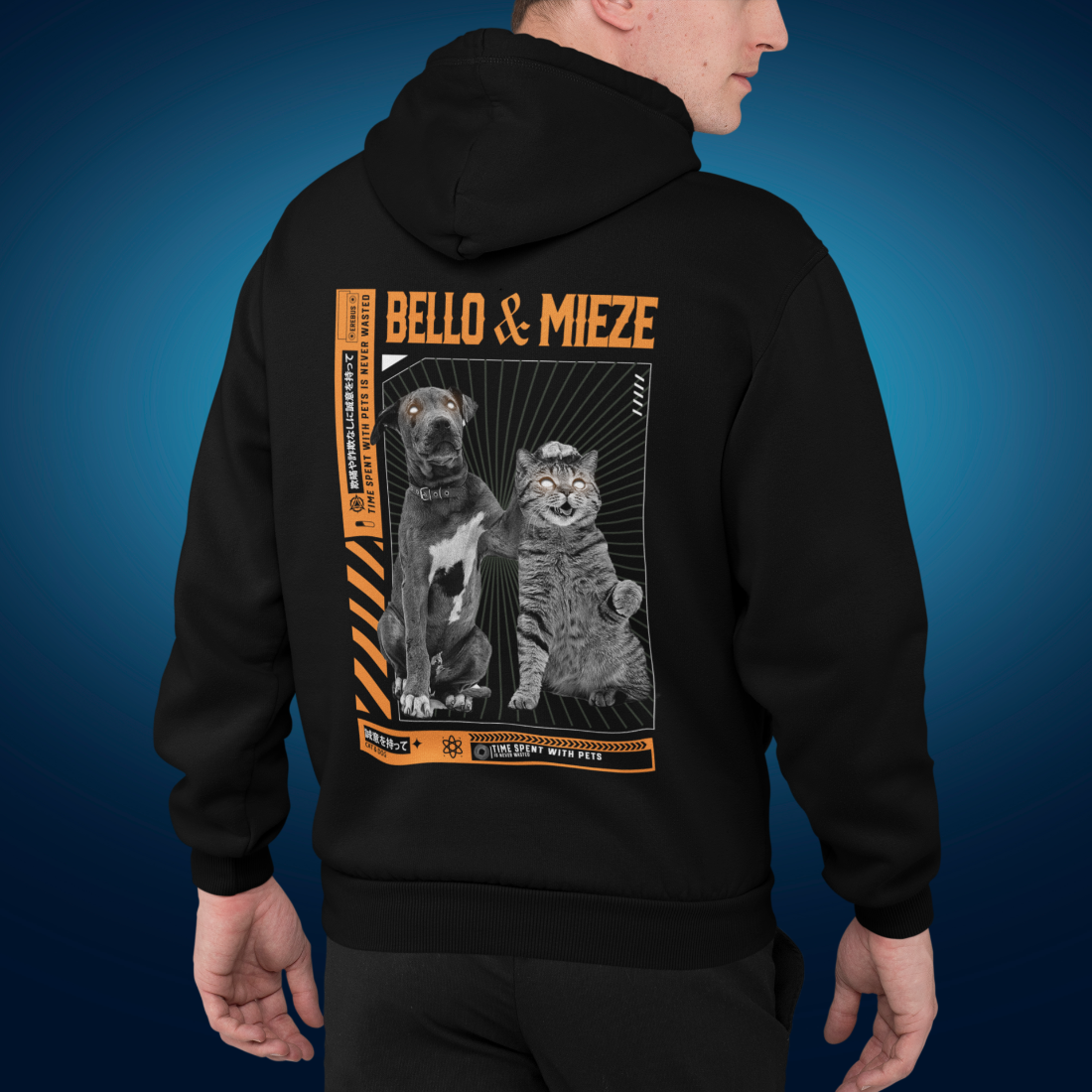 Bello & Mieze - Friends - Organic Fashion Hoodie