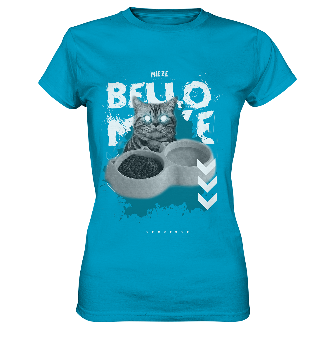 Bello & Mieze - Hungry Cat  - Ladies Premium Shirt