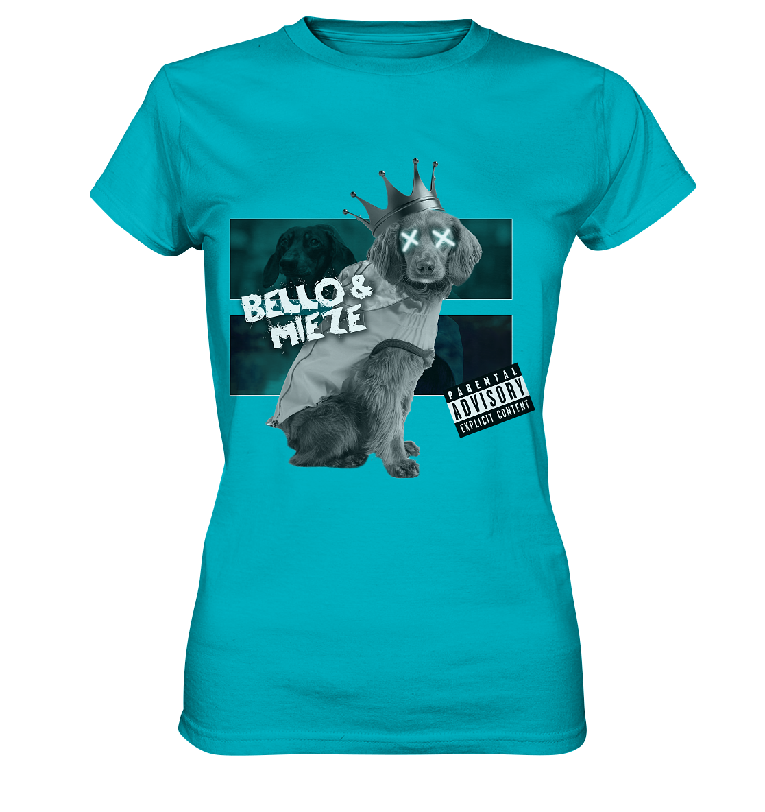 Bello & Mieze - König Hund - Ladies Premium Shirt