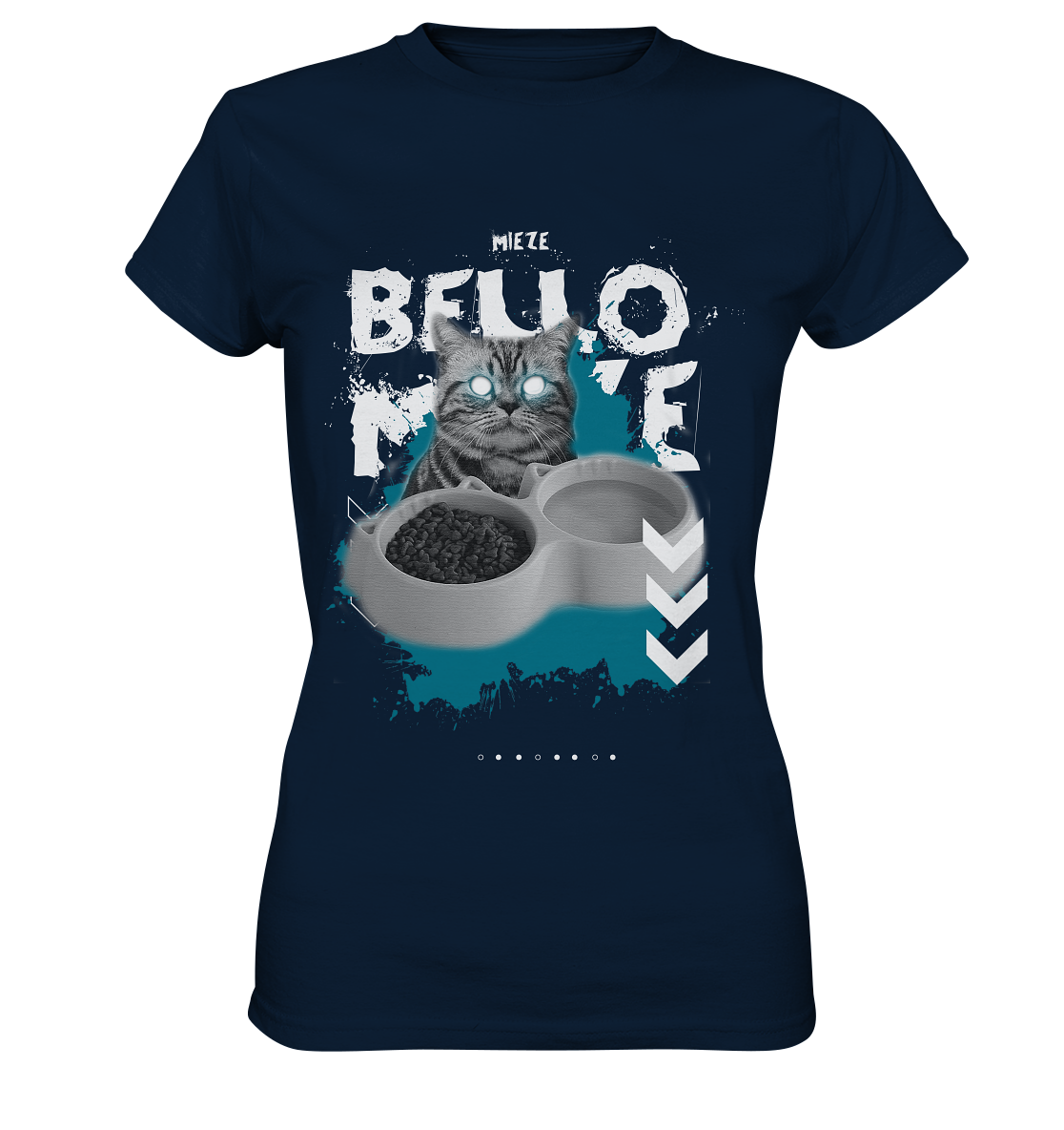 Bello & Mieze - Hungry Cat  - Ladies Premium Shirt