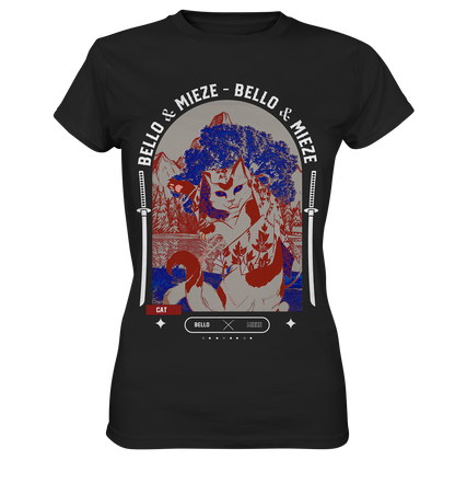 Bello & Mieze - Asia Cat - Ladies Premium Shirt