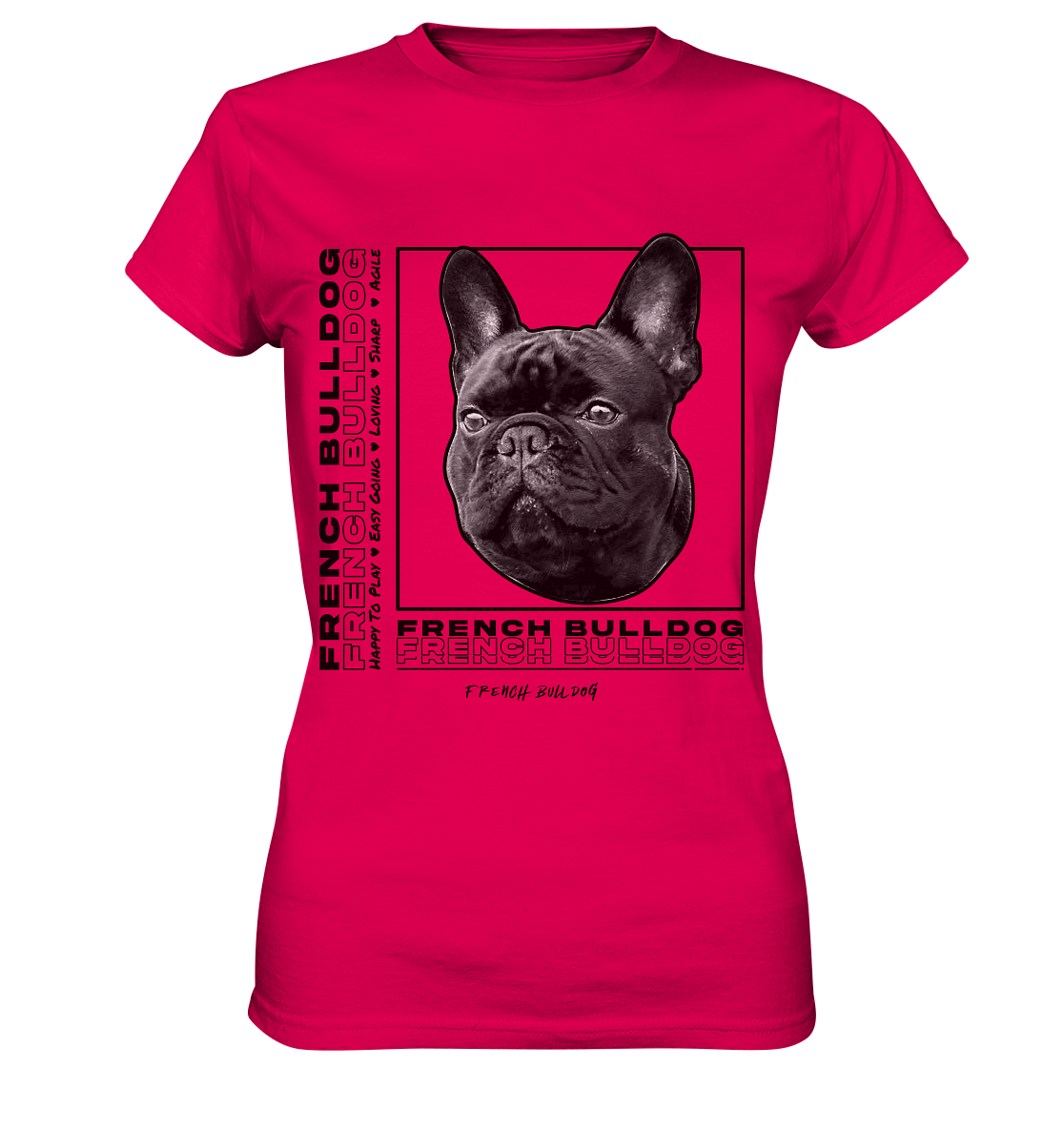 Bello & Mieze - French Bulldog - Ladies Premium Shirt