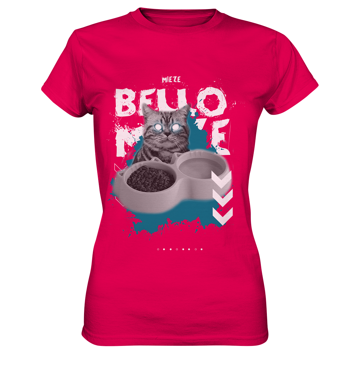 Bello & Mieze - Hungry Cat  - Ladies Premium Shirt