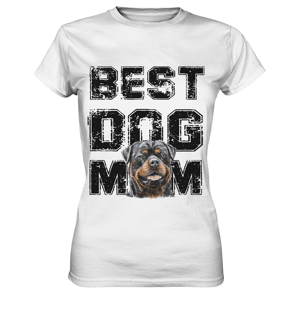 Best Dog Mom - Ladies Premium Shirt