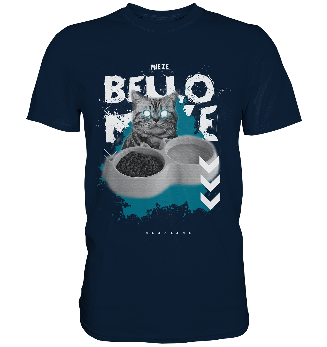 Bello & Mieze - Hungry Cat  - Premium Shirt