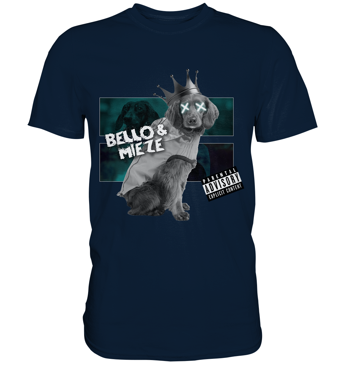 Bello & Mieze - König Hund - Premium Shirt