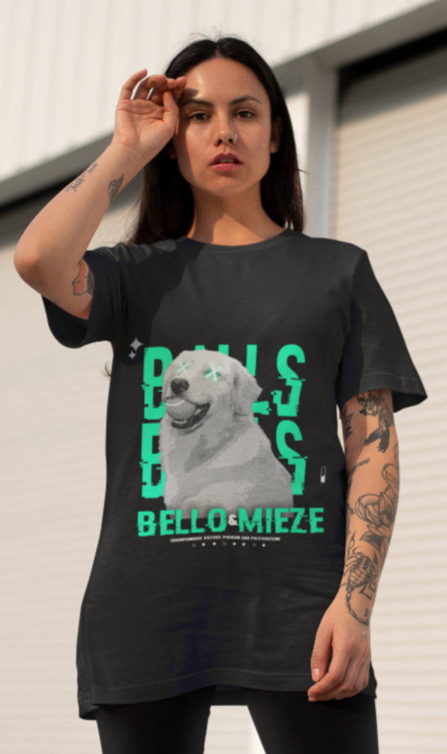 Bello & Mieze - Balls Balls Balls - Organic Oversize Shirt